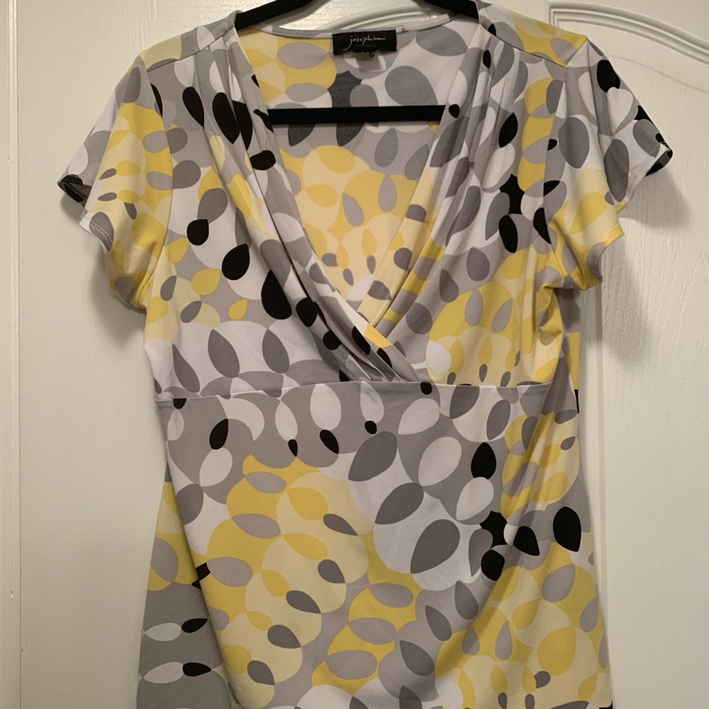 Josephine abstract print blouse